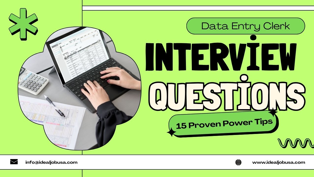 Data Entry Clerk Interview Questions